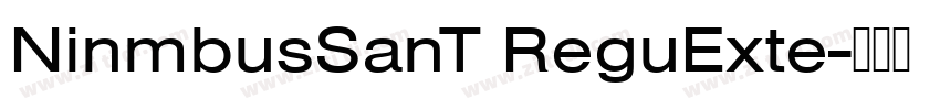 NinmbusSanT ReguExte字体转换